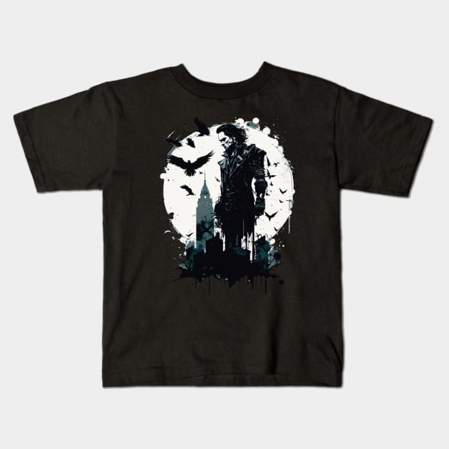 the crow Kids T-Shirt by Trontee